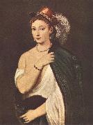 Portrait of a Young Woman r TIZIANO Vecellio